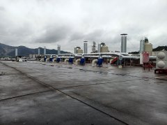 中国福万玩具注塑废气喷淋塔+活